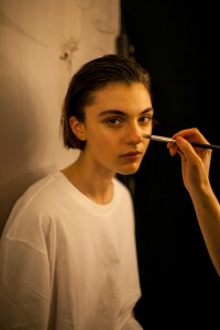 Backstage Burberry RTW Fall 2017