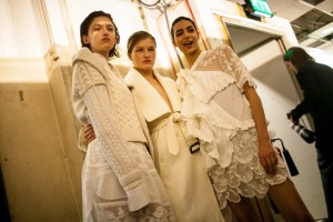 Backstage Burberry RTW Fall 2017