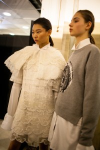 Backstage Burberry RTW Fall 2017