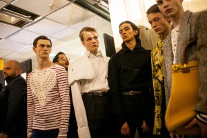 Backstage Burberry RTW Fall 2017