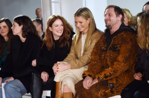 Julianne Moore and Gwyneth Paltrow Front Row at Calvin Klein RTW Fall 2017