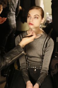 Backstage at Carolina Herrera RTW Fall 2017
