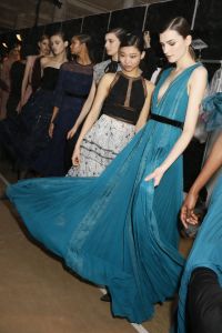 Backstage at Carolina Herrera RTW Fall 2017