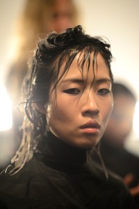 Backstage at Chromat RTW Fall 2017