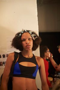 Backstage at Chromat RTW Fall 2017