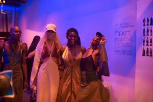 Backstage at Chromat RTW Fall 2017
