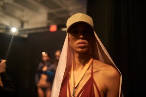 Backstage at Chromat RTW Fall 2017
