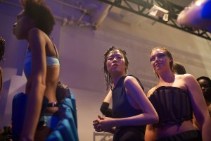 Backstage at Chromat RTW Fall 2017