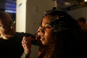 Backstage at Chromat RTW Fall 2017