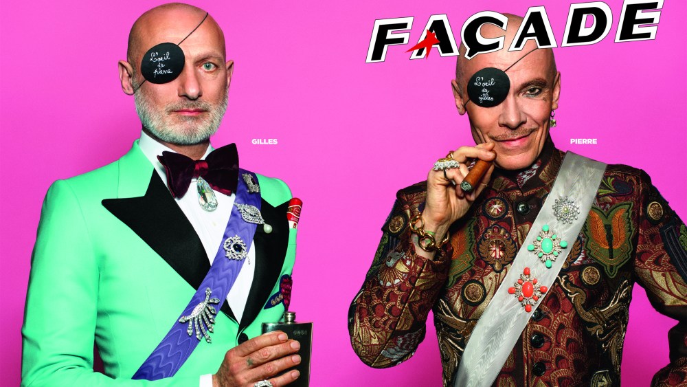Facade 40th anniversary cover with Pierre et Gilles