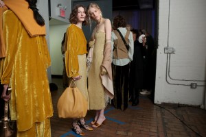 Backstage at Creatures of Comfort RTW Fall 2017