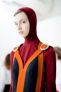 Backstage at Delpozo RTW Fall 2017