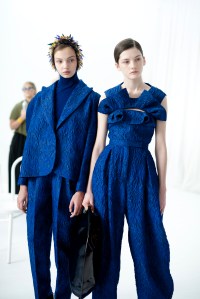 Backstage at Delpozo RTW Fall 2017