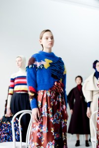 Backstage at Delpozo RTW Fall 2017