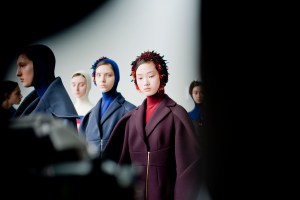 Backstage at Delpozo RTW Fall 2017