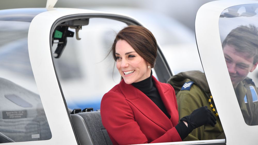 The Duchess of Cambridge wearing Philosophy di Lorenzo Serafini