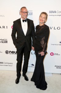 Sharon Stone and Douglas Truesdale