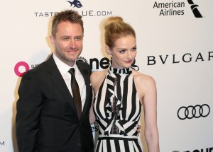 Chris Hardwick and Lydia Hearst-Shaw