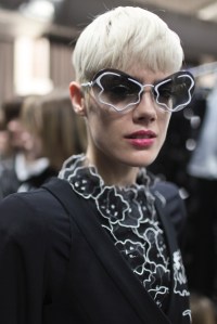 Backstage at Emporio Armani RTW Fall 2017