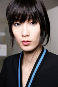 Backstage at Emporio Armani RTW Fall 2017