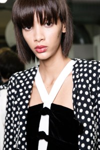 Backstage at Emporio Armani RTW Fall 2017