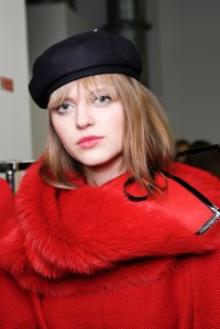 Backstage at Emporio Armani RTW Fall 2017