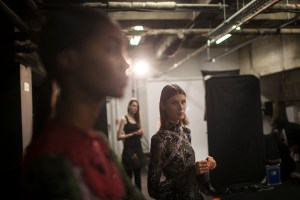 Backstage at Erdem RTW Fall 2017