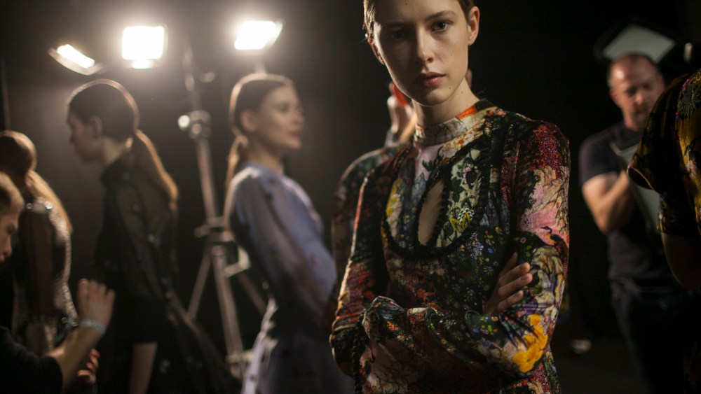 Backstage at Erdem RTW Fall 2017