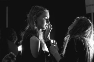 Backstage at Erin Fetherston RTW Fall 2017