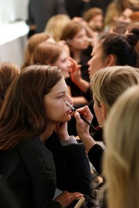 Backstage at Fendi RTW Fall 2017