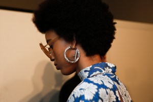 Backstage at Fendi RTW Fall 2017