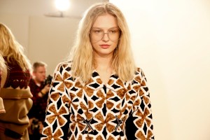 Backstage at Fendi RTW Fall 2017