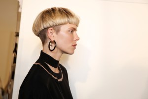 Backstage at Fendi RTW Fall 2017