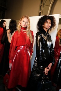 Backstage at Fendi RTW Fall 2017