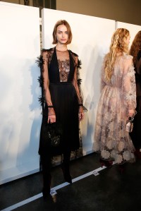 Backstage at Fendi RTW Fall 2017