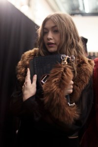 Backstage at Fendi RTW Fall 2017