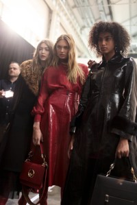 Backstage at Fendi RTW Fall 2017