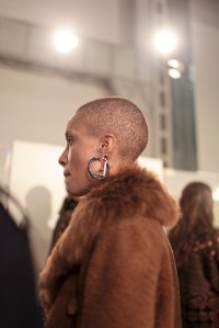 Backstage at Fendi RTW Fall 2017