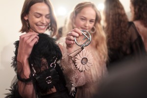 Backstage at Fendi RTW Fall 2017