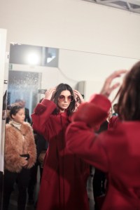 Backstage at Fendi RTW Fall 2017