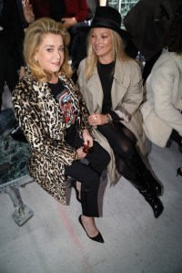Catherine Deneuve and Kate Moss