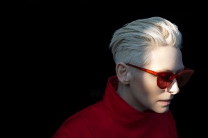 Campaign images for Tilda Swinton x Gentle Monster shot by Erik Madigan Heck