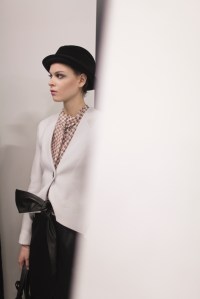 Backstage at Giorgio Armani RTW Fall 2017