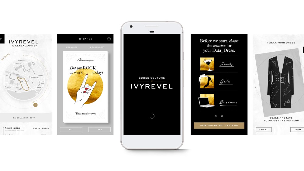 A visual of Coded Couture by Ivyrevel x Google