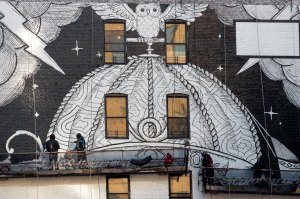 Gucci's Colossal Wall on Lafayette Street