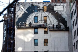 Gucci's Colossal Wall on Lafayette Street