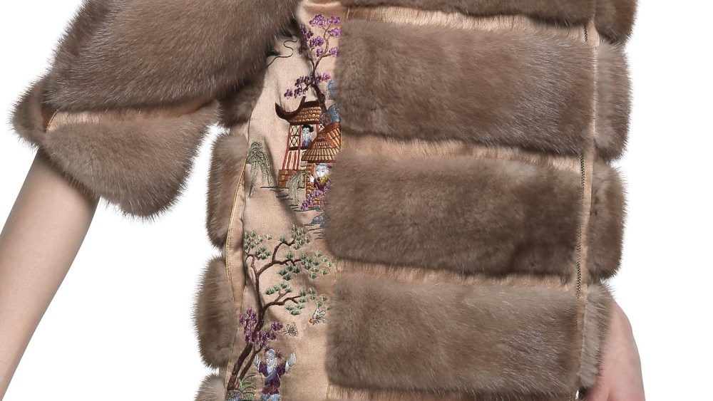A look from Guo Pei’s new ready-to-wear line.