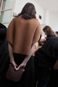 Backstage at Jil Sander RTW Fall 2017