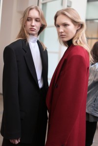 Backstage at Jil Sander RTW Fall 2017