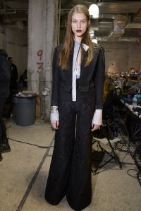 Backstage at Jill Stuart RTW 2017